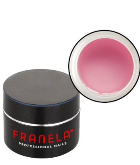 FRANELA UV/LED GEL PREMIUM 3IN1 LIGHT PINK GLASS, 15ML