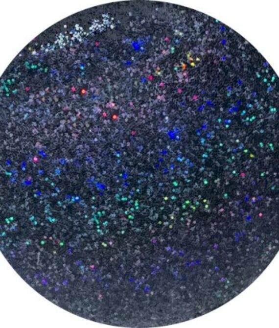 FRANELA GLITTER HOLO BLACK, 4G