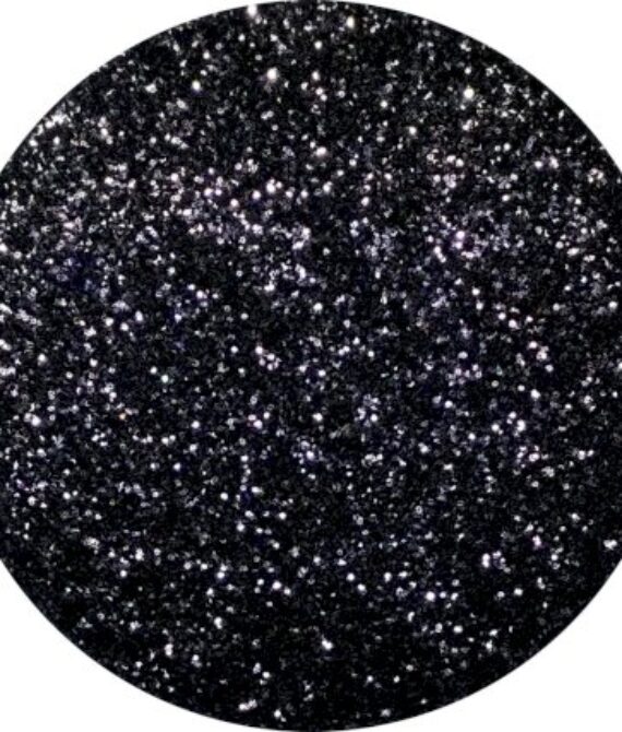 FRANELA GLITTER METALLIC BLACK, 4G