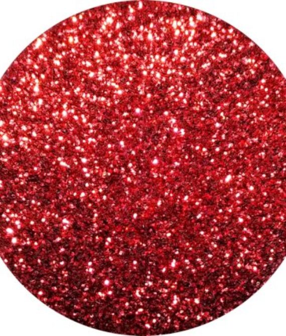 FRANELA GLITTER METALLIC RED, 4G