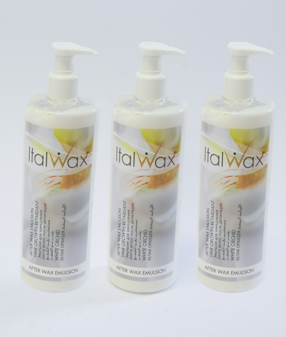 SET 3/1 ITALWAX POSLIJE DEPILACIJE, EMULZIJA UHITE ORCHID, ZA USPORAVANJE RASTA DLAKA, 250ML