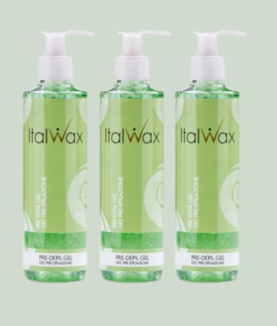 SET 3/1 ITALWAX PRIJE DEPILACIJE, GEL ALOE VERA, 250ML