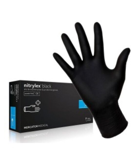 Nitril crne rukavice 100/1