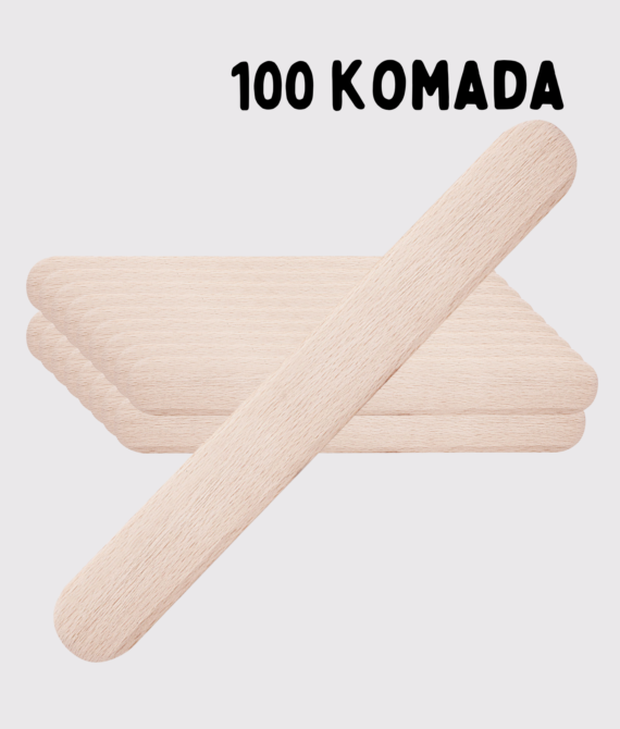 DRVENE ŠPATULE EXTRA VELIKE XANITALIA  20CM/100KOM