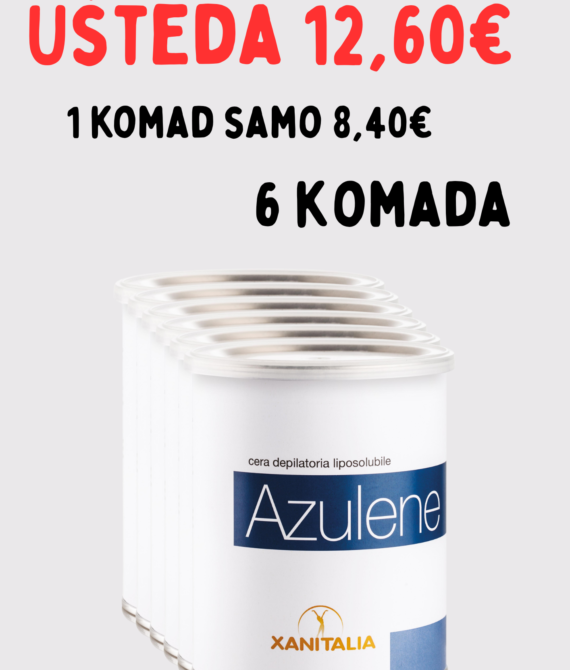 SET 6X XANITALIA VOSAK U KANTICI AZULENE  800ml