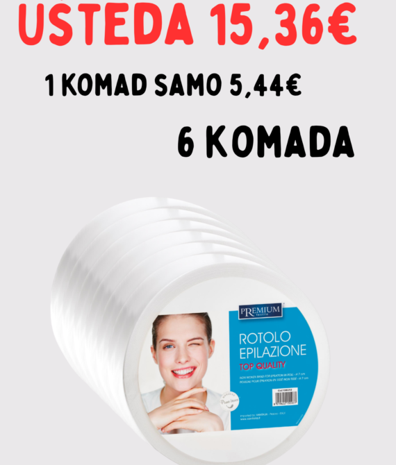SET 6X XANITALIA TRAKE ZA DEPILACIJU U KOLUTU PREMIUM QUALITY 85mt