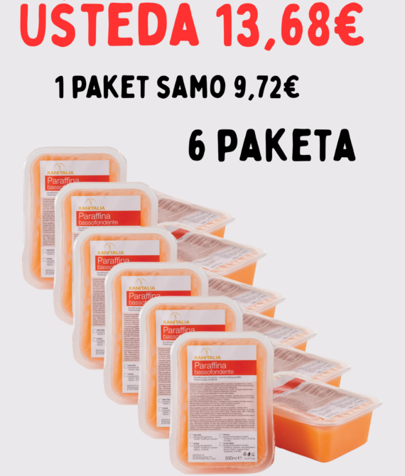 SET 6X XANITALIA PARAFIN BRESKVA 2X500ML