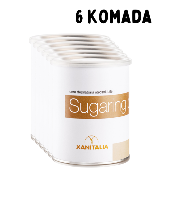 SET  6x XANITALIA ŠEČERNA PASTA NORMALNA  ČVRSTOĆA 1KG