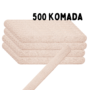 SET 5X DRVENE ŠPATULE MALE 100 KOM