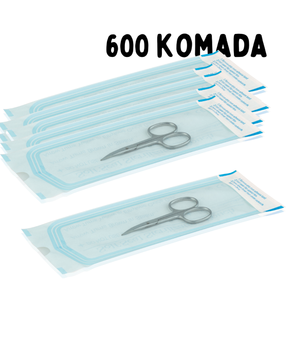 SET VREČICE ZA INSTRUMENTE 9X26CM 600 KOMADA